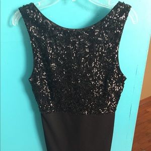 Forever 21 black sequin dress